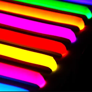 Addressable Mix LED Neon Flex 12V 24V Custom Neon Sign IP68 Tube Strip Light Lighting Outdoor Silicon RGB Neon Flex