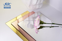 Plaque miroir GPPS économique 0,5-5 mm Or Argent 1220x2440mm 4x8ft – Panneau miroir en plastique PS rentable