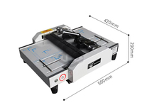 ZY-2 A3 + 317mm meilleure vente agrafeuse clous livret reliure Machine pliante pour imprimerie, bureau
