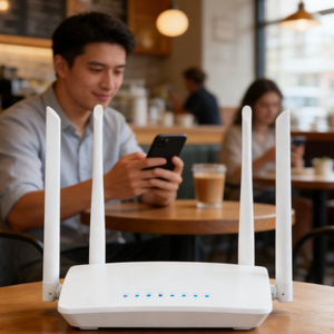 Modem routeur Wi-Fi 4G débloqué ChiWay avec carte SIM, routeur sans fil pour la <span class=keywords><strong>maison</strong></span>, le petit bureau, routeur CPE LTE avec antenne externe - Product Image 1