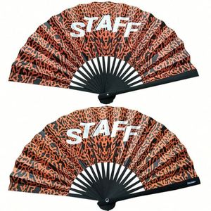 Abanico de Mano de Bambú con Diseño de Ángel, Color Sólido, Ecológico, Venta al por Mayor para Bodas y Eventos - Product Image 4
