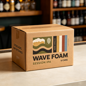 Caja de Cartón Corrugado Personalizada con Impresión Digital Moderna, para Cerveza <span class=keywords><strong>IPA</strong></span>, Envío Rápido en 72H, Anti-aplastamiento, Caja de Regalo - Product Image 2