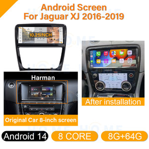 Nuovo Android 14 MTK 8 Core 8 + 128G 10.25 pollici Touch screen per giaguaro <span class=keywords><strong>XJ</strong></span> 2010 2019 GPS navigazione multimediale lettore Radio Carplay - Product Image 3