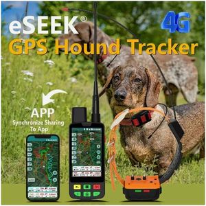 Collier pour chien <span class=keywords><strong>GPS</strong></span> à double fonction LED/stroboscopique, cartes hors ligne HD, colonnes de choc de qualité militaire, Glonass, chasse tactique, plastique - Product Image 5