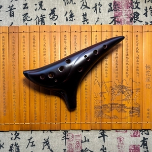 Ocarina rétro en émail brûlé, 12 trous, en forme de corne, 6 trous, pendentif Ocarina pour débutant, vente en gros - Product Image 3