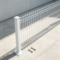 Clôture en maille haute densité anti-escalade 358, clôture de sécurité anti-intrusion pour le périmètre des parcs logistiques