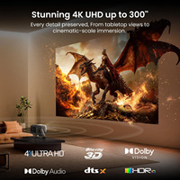 Projecteur laser triple 4K JMGO N3 Ultimate avec Google TV, 5800 lumens ISO, home cinéma intelligent, Dolby Vision, mise au point automatique