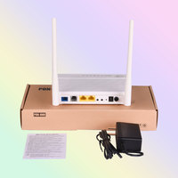 Router Módem WiFi VoIP de Fibra Óptica BT-PON GPON XPON FTTH, 1GE, 2 Puertos RJ45, Inalámbrico, 5dBi