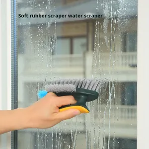 Cepillo 3 en 1 al por mayor: cepillos de plástico para raspar agua y polvo con cerdas en forma de V 90. Sin Ángulos Muertos para Baño y Suelo - Product Image 5