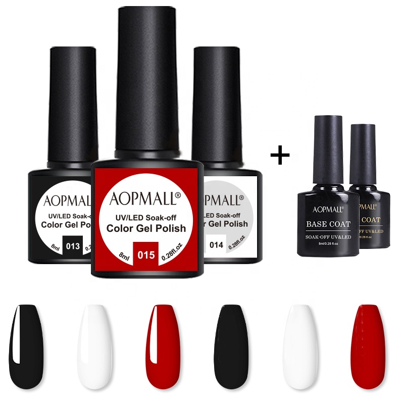 Модный Цветной УФ-лак для ногтей от AOPMALL, цветной лак, твердый гель для ногтей