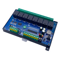 Módulo IO de 8 Entradas y 8 Salidas con Protocolo Modbus, RS485 a 8 Relés, WST-RS485IO-818 PC+PCB