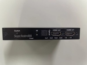 4K 60hz H-D-M-I 切换分配器 2x4 3.5mm 音频提取器 视频转换器 双电视 2 3 或 4 显示屏 - Product Image 3