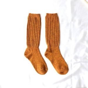 Calzini invernali spessi semplici per ragazze giapponesi con Logo personalizzato tengono i <span class=keywords><strong>piedi</strong></span> caldi - Product Image 6
