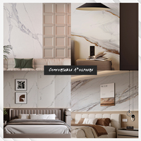 Pannello in PVC Effetto Marmo UV, Lastra in Marmo Plastico per Decorazioni Interne