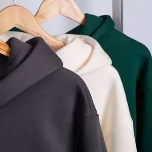 Yüksek kalite 100% pamuklu kapüşonlar özel ekran baskı logosu düz kalın ağır boy boş Hoodies kazak boş Hoodies - Product Image 5