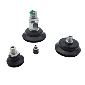 Ventosa de vacío de una sola capa con rosca interna tipo Myo Deok, de caucho PS 10, con conector para brazo robótico - Product Image 1