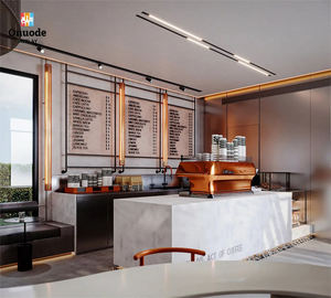 โซลูชั่นร้านกาแฟและชาครบวงจร |   เคาน์เตอร์คาเฟ่และตู้โชว์สินค้าแบบสั่งทำ |   ร้านค้าครบวงจร เฟอร์นิเจอร์และของตกแต่ง - Product Image 4