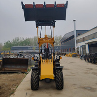 Backhoe Loader Mini Diesel 4x4 Murah 35-10 dengan Tenaga 37KW, Kapasitas Bucket 0.1m, dan Waktu Siklus Total 5 Detik yang Cepat
