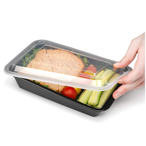 Contenedores Reutilizables de Plástico <span class=keywords><strong>para</strong></span> Almacenamiento de Alimentos, Aptos <span class=keywords><strong>para</strong></span> Microondas, Tipo Bento - Product Image 6