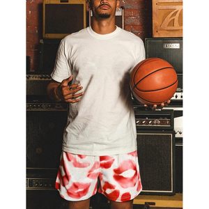 Pantalones Cortos Deportivos Personalizados para Hombre con Diseño Gráfico Skyline, Transpirables, de Malla, con Bolsillos, Estilo Casual Urbano - Product Image 1