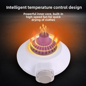 Séchoir à linge pliable domestique, <span class=keywords><strong>petit</strong></span> séchoir à air chaud pour dortoir, séchage rapide et désinfection pour bébé, 500W, pour armoire - Product Image 2