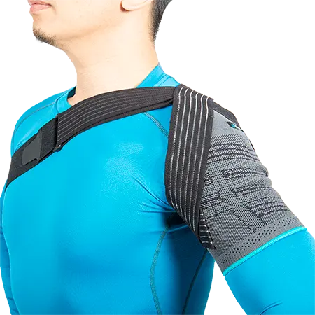 E-SH450 핫 세일 의료 조절 바이오 윤곽 실리콘 패드 othosis 뜨개질 어깨 중괄호 지원