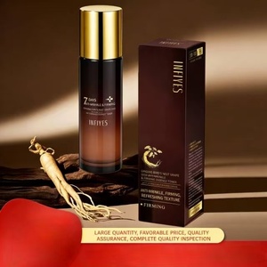 Quality Choice Square Luxury Refillable Skincare Cosmetic Glass <b>Bottle</b> With Pump - Product Image 3