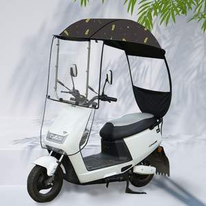 Fournisseur de parapluie pour moto scooter, auvent, pare-soleil d'extérieur, vélo électrique, protection contre la <span class=keywords><strong>pluie</strong></span>, <span class=keywords><strong>abri</strong></span> contre la <span class=keywords><strong>pluie</strong></span> - Product Image 6