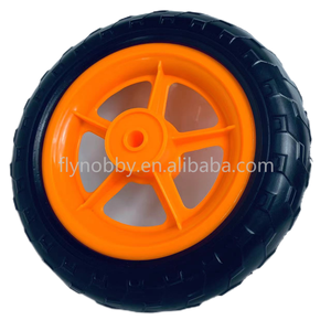 Rueda de Repuesto para Carrito de Juguete Infantil <span class=keywords><strong>Nobby</strong></span> B-W2100 de 8 Pulgadas, Llanta de Plástico EVA con Rodamiento de Bolas, Capacidad de Carga de 30-35 kg para Bicicleta Infantil - Product Image 4