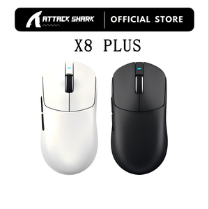 Nouvelle <span class=keywords><strong>souris</strong></span> de jeu sans fil Attack Shark X8 Plus, légère, tri-mode, éclairage RGB, <span class=keywords><strong>souris</strong></span> de jeu PAW3395PRO - Product Image 4