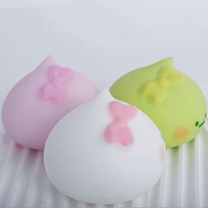 Juguete Antiestrés Personalizado - Baozi Suave con Punta de Crema - Juguete de TPR de Xiao Long Bao de Dibujos Animados, de Moda en Red Book, para Aliviar el Estrés - Juguete Mochi - Product Image 4