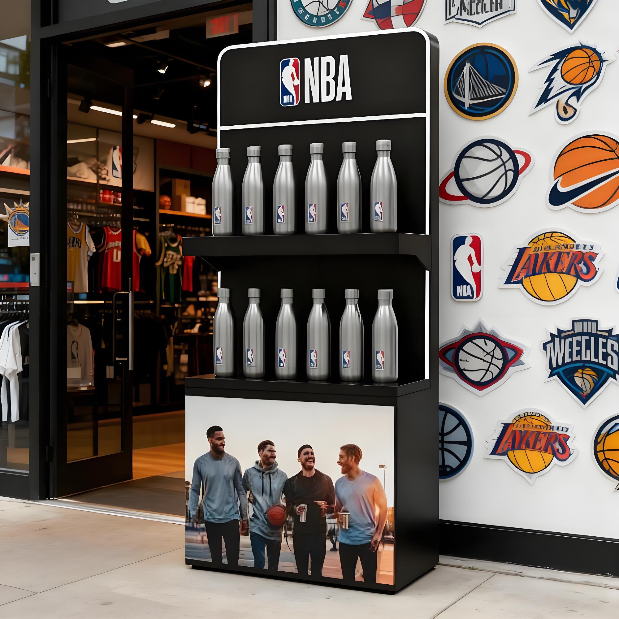 Apache Durable Custom Thermos Bottle Display Stand for Retail Shop Shelves for Supermarket for Sports Store — view 5