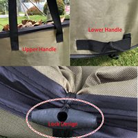 Poubelle de Camping Pop-Up, poubelle de voiture, poubelle d'extérieur réutilisable, jardin, cour, sac poubelle pliable, poubelle de recyclage