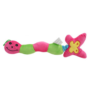 Jouet en peluche pour chien, en forme de serpent, coloré, de luxe, à mâcher, couineur, pour usage quotidien, vente en gros - Product Image 1