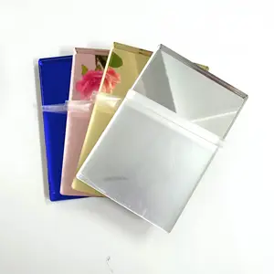 Silber Gold-Spiegel Acryl Heimdekor Hologramm-Acrylblatt 4 × 4 Acryl 10 mm