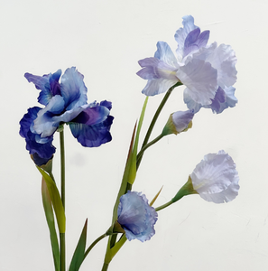Venta al por mayor de un solo tallo de seda púrpura de flores artificiales <span class=keywords><strong>Iris</strong></span> para la decoración del hogar - Product Image 4