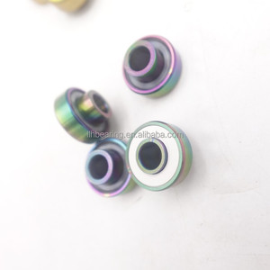 ลูกปืน 608ZB เคลือบสีรุ้ง 608 พร้อมตัวเว้นระยะในตัว สำหรับสกูตเตอร์/สเก็ตบอร์ด/ลองบอร์ด  พร้อมลูกเหล็กหรือลูกเซรามิก - Product Image 4