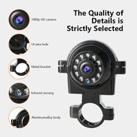 Cámara de Reversa para Camiones de Trabajo Pesado AHD 720P/1080P, Cámara de Visión Lateral para Puntos Ciegos, Impermeable IP68, Función de Visión Nocturna para Autobús
