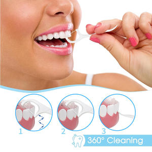 Palillo de hilo <span class=keywords><strong>dental</strong></span> universal 2 en 1, 10000 unidades, envuelto individualmente, palillo de hilo <span class=keywords><strong>dental</strong></span> biodegradable de plástico ecológico - Product Image 6