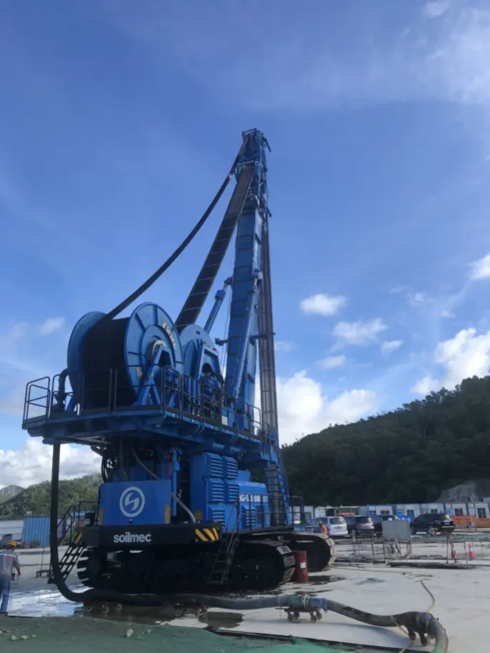 Obral mesin bor Soilmec merek terbaik dunia pemotong Trench roda ganda seri SC