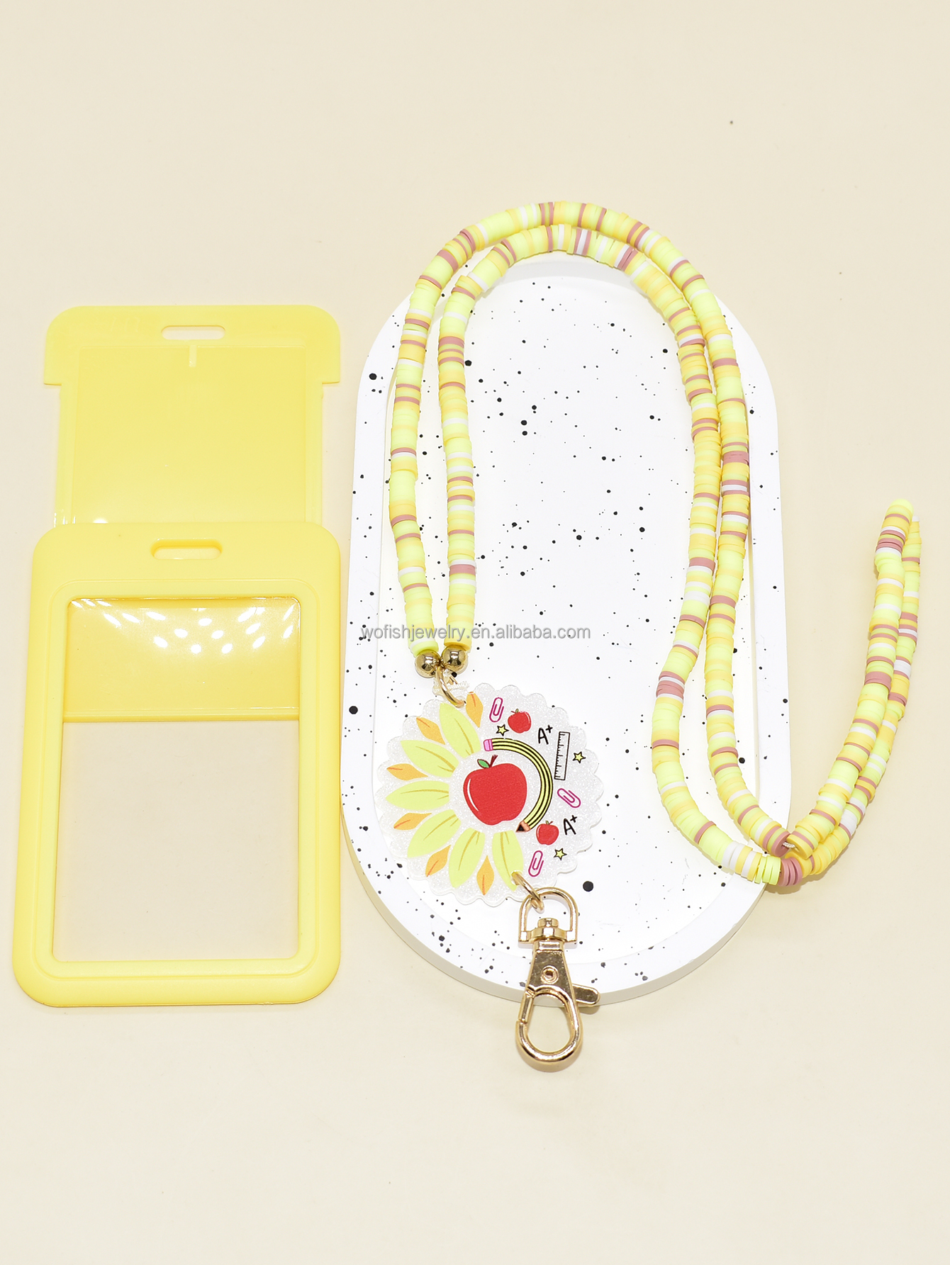 New Handmade Western Cowboy Lanyard Cow Head Silicone Beaded Lanyard Teacher Lanyard Gift Image 5