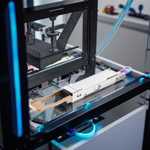 Kexint MMS4X00-NS400 400gbase-dr4 1310nm osfp phẳng hàng đầu sợi quang thiết bị với DOM MPO-12/APC 500m đạt - Product Image 2