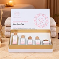 Kit de Soins Réparateurs pour Peaux Sensibles Abîmées par les Stéroïdes, Apaisant les Rougeurs, à base d'Oligopeptide-1 Fermenté, d'Oligopeptide-3 et de PDRN d'ADN de Saumon