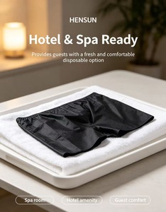 Culottes jetables unisexes en tissu non tissé Hensun avec élastique et design portable pour usage en spa, modèle 004 - Product Image 6