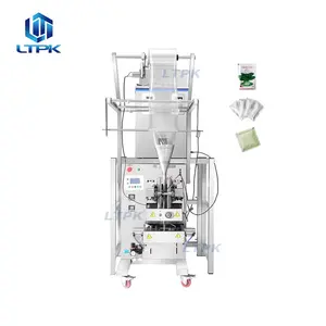 automatic 4 sides sealing double heads 200g granule particles powder bag pneumatic packing machine