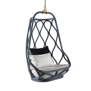 Fauteuil <span class=keywords><strong>suspendu</strong></span> en rotin, design moderne, écologique, durable, imperméable, pour l'intérieur et l'extérieur, chambre à coucher, fauteuil à bascule, nid d'oiseau, pour adultes - Product Image 6