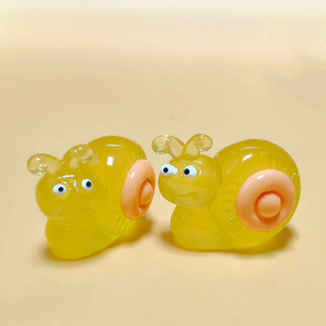 Luminous Snail Desktop Creative Landscape Car Decoration Resin DIY <b>Accessories</b> <b>Cute</b> Snail Mobile Phone <b>Accessories</b> - Product Image 5