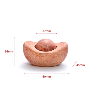 งานฝีมือทำมือ กลิ่นหอมจากธรรมชาติ รูปทรงหยวนเป่า ไม้หอมกระจายกลิ่นอโรม่า ตกแต่งบ้าน เสริมความหมาย <span class=keywords><strong>นำ</strong></span>ความมั่งคั่งและความมั่งคั่งมาสู่บ้าน - Product Image 3