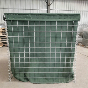 <span class=keywords><strong>Gabion</strong></span> carré galvanisé haute sécurité à trous soudés avec revêtement en géotextile pour la lutte contre les inondations et les murs de soutènement - Product Image 1