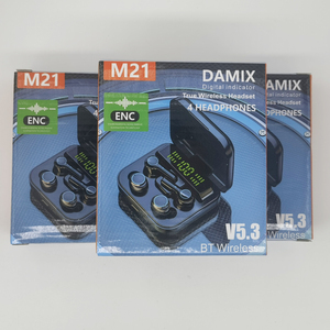 2024 New Tai nghe M21 TWS Tai nghe không dây auriculares BT 5.3 audifonos thể thao TWS M21 Earbuds - Product Image 4